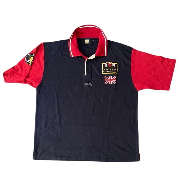 England World Cup Championship Racing Men’s Large Shirt - Picture 1 of 6